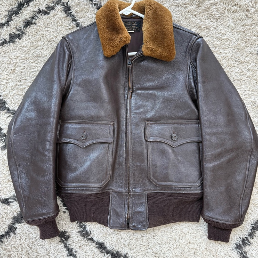 The Real McCoys G-1 US Navy Flight Jacket